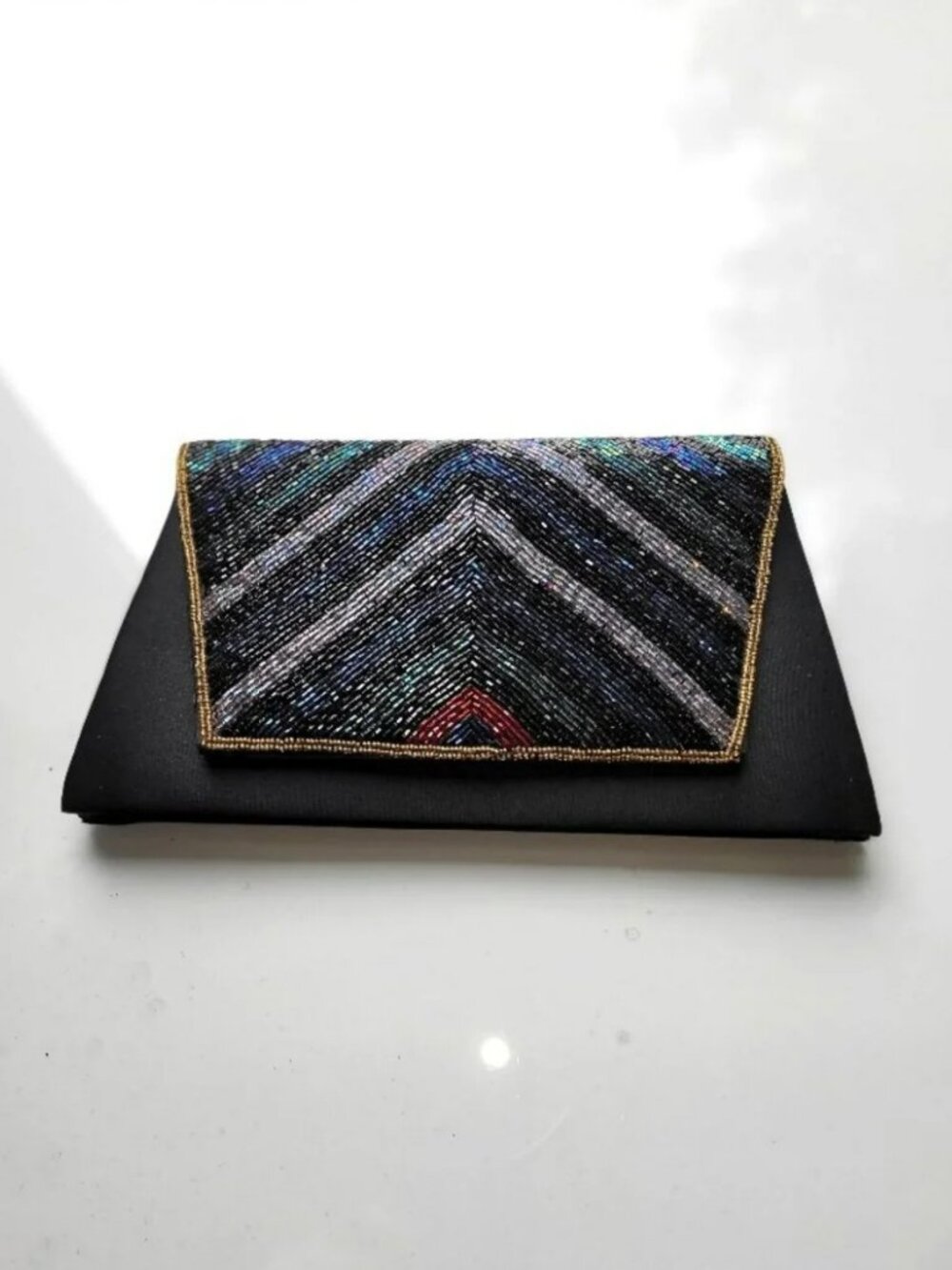 Vintage Art Deco Style Beaded Evening Bag